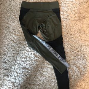 PINK Army Green/Black/Grey Leggings